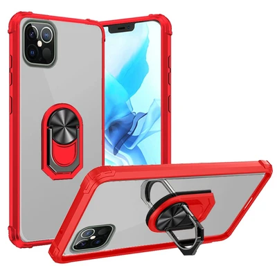 iPhone 12 6.1” Magnetic Ring Stand Hybrid Case